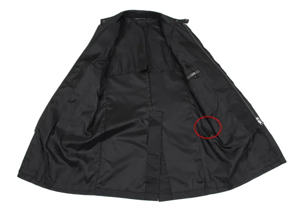 Jean Paul GAULTIER HOMME objet Polyurethane Coated Nylon Zip Coat K-164507_012