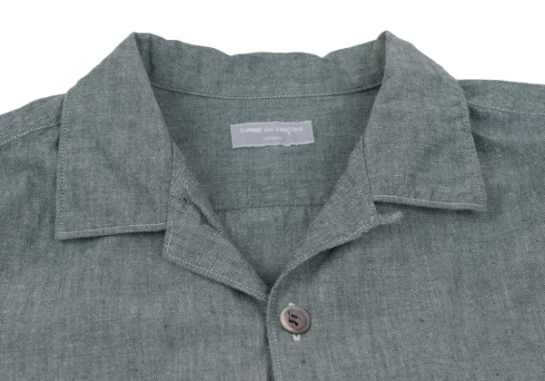 COMME des GARCONS HOMME Color Double Stitch Open-collar Shirt K-164508_004