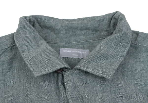 COMME des GARCONS HOMME Color Double Stitch Open-collar Shirt K-164508_006