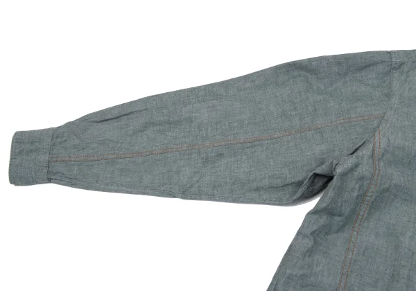 COMME des GARCONS HOMME Color Double Stitch Open-collar Shirt K-164508_010