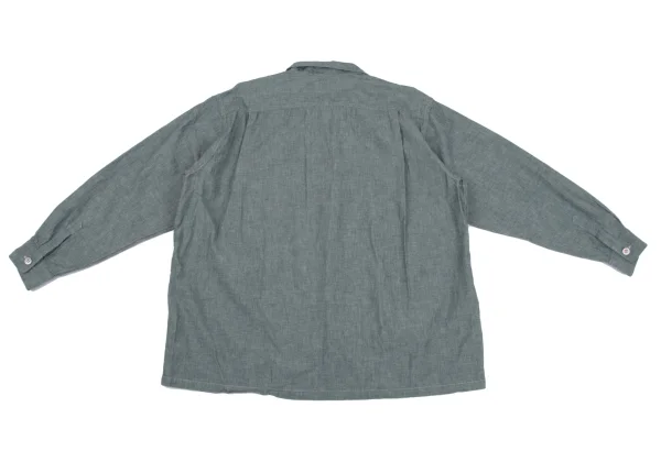 COMME des GARCONS HOMME Color Double Stitch Open-collar Shirt K-164508_014