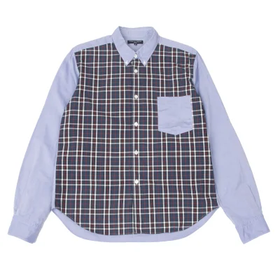 COMME des GARCONS HOMME Check Front Switching Shirt