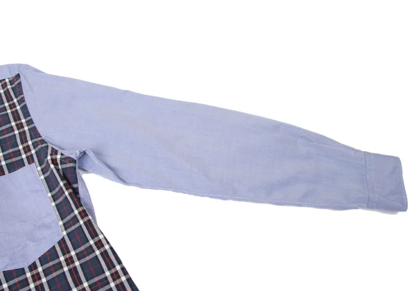 COMME des GARCONS HOMME Check Front Switching Shirt K-164509_008