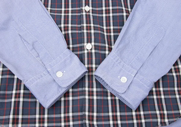 COMME des GARCONS HOMME Check Front Switching Shirt K-164509_009