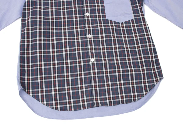 COMME des GARCONS HOMME Check Front Switching Shirt K-164509_011