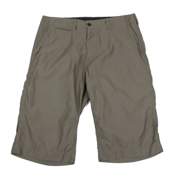 コムデギャルソン オムCOMME des GARCONS HOMME ウォッシュドコットンハーフパンツ 茶S