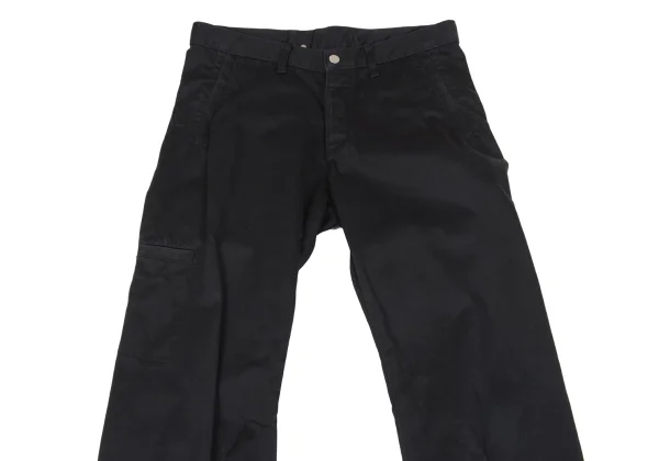 COMME des GARCONS HOMME Cotton Gaba Side Pocket Design Straight Pants K-164512_002