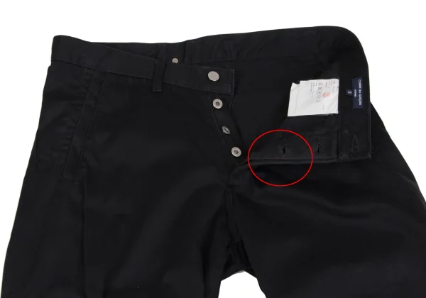 COMME des GARCONS HOMME Cotton Gaba Side Pocket Design Straight Pants K-164512_006