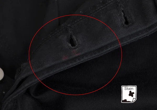 COMME des GARCONS HOMME Cotton Gaba Side Pocket Design Straight Pants K-164512_007