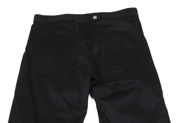 COMME des GARCONS HOMME Cotton Gaba Side Pocket Design Straight Pants K-164512_014