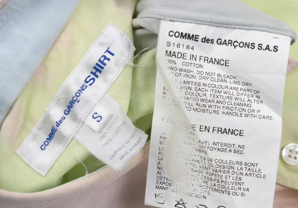 COMME des GARCONS SHIRT Dyed Long Sleeved Shirt K-164515_018