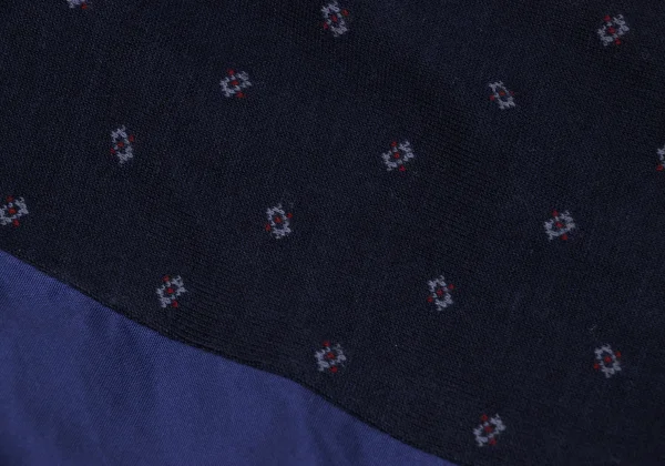 COMME des GARCONS SHIRT Knit Switching Open Collar Short Sleeve Shirt K-164516_013