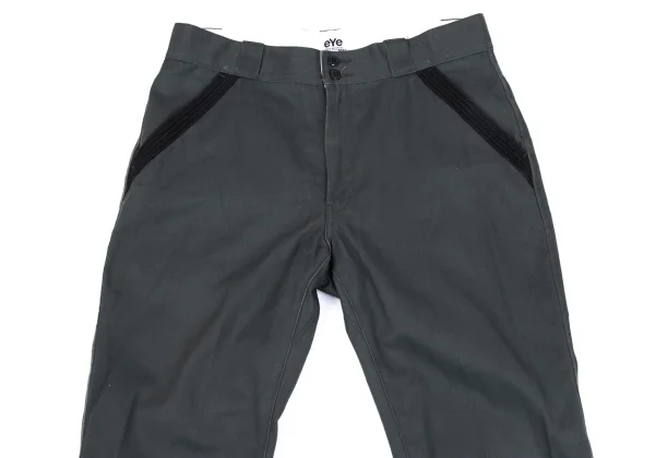 eYe JUNYA WATANABE MAN COMME des GARCONS×Dickies Leather Patch Cropped Pants K-164519_002