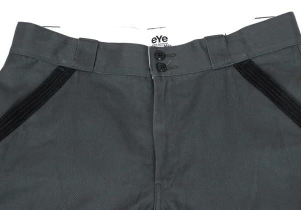 eYe JUNYA WATANABE MAN COMME des GARCONS×Dickies Leather Patch Cropped Pants K-164519_003