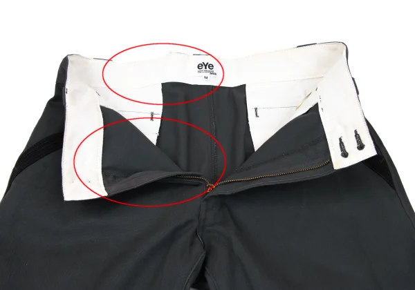 eYe JUNYA WATANABE MAN COMME des GARCONS×Dickies Leather Patch Cropped Pants K-164519_006