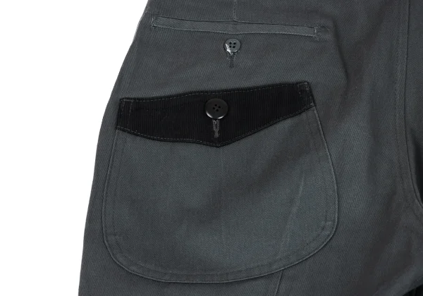 eYe JUNYA WATANABE MAN COMME des GARCONS×Dickies Leather Patch Cropped Pants K-164519_014