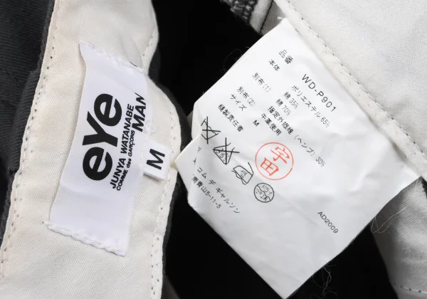 eYe JUNYA WATANABE MAN COMME des GARCONS×Dickies Leather Patch Cropped Pants K-164519_018