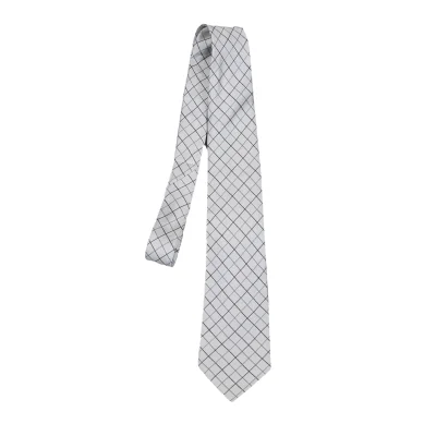 COMME des GARCONS HOMME DEUX Checked Silk Tie