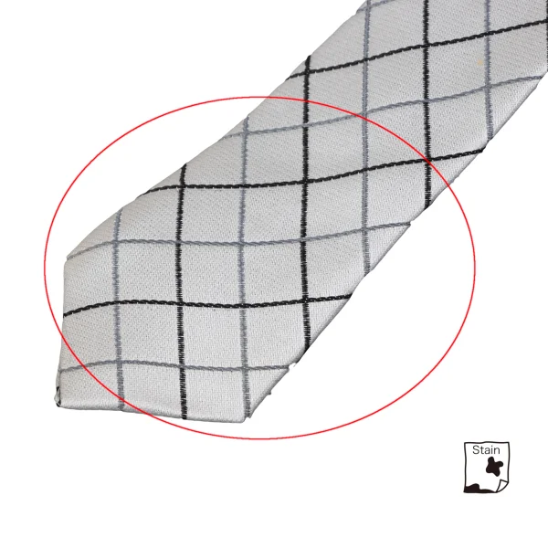 COMME des GARCONS HOMME DEUX Checked Silk Tie K-164521_007