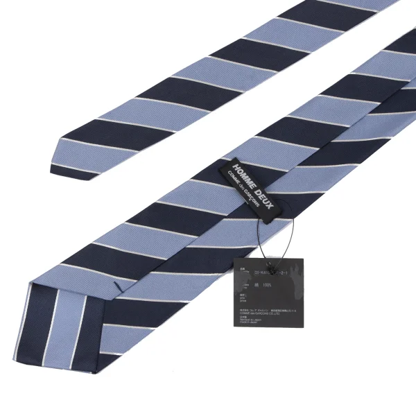 COMME des GARCONS HOMME DEUX Regimental Silk Tie K-164522_005