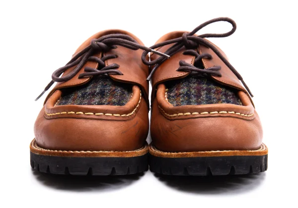 JUNYA WATANABE MAN Tweed Switching Leather Shoes K-164523_004