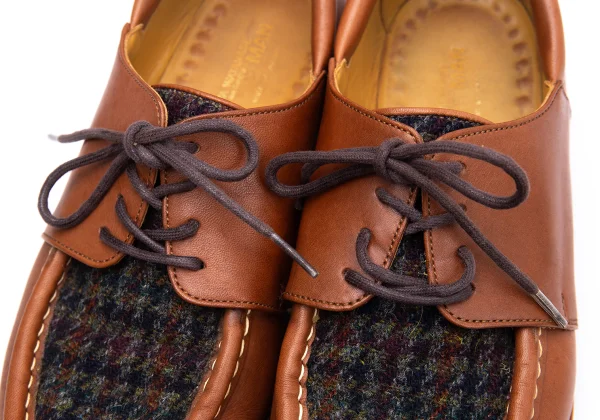 JUNYA WATANABE MAN Tweed Switching Leather Shoes K-164523_005
