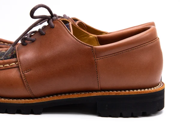 JUNYA WATANABE MAN Tweed Switching Leather Shoes K-164523_006