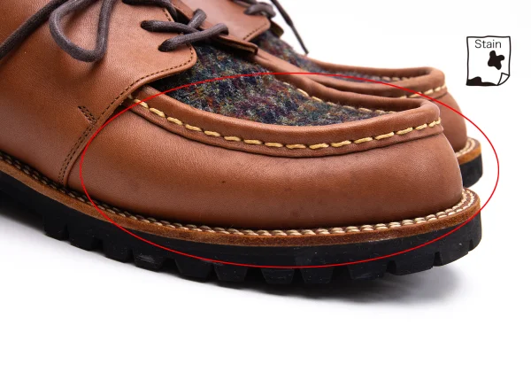 JUNYA WATANABE MAN Tweed Switching Leather Shoes K-164523_008