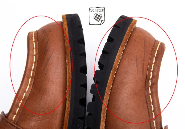 JUNYA WATANABE MAN Tweed Switching Leather Shoes K-164523_010