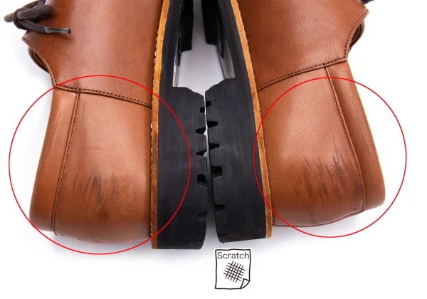 JUNYA WATANABE MAN Tweed Switching Leather Shoes K-164523_011