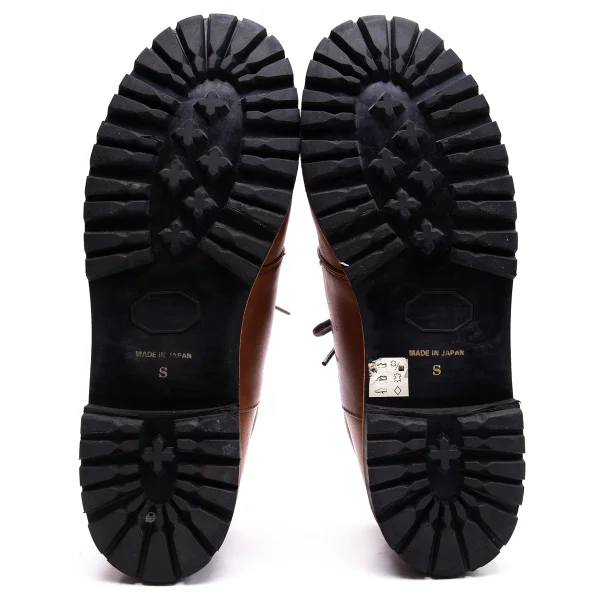 JUNYA WATANABE MAN Tweed Switching Leather Shoes K-164523_014