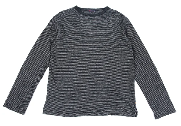 45rpm 45R Indigo Dyed Striped T-shirt Navy M-L K-164524_001