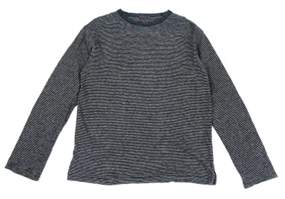 45rpm 45R Indigo Dyed Striped T-shirt