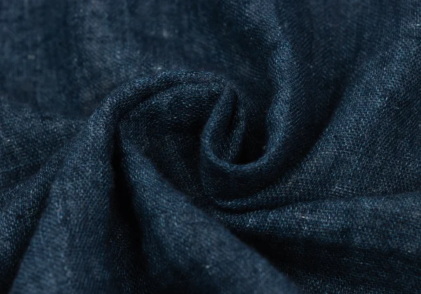 45rpm 45R Striped Indigo Dyed Cotton Gauze Shirt K-164525_017