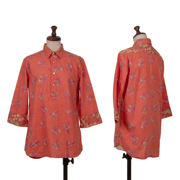 45rpm 45R Floral Printed Pullover Shirt Pink 2 K-164526_001