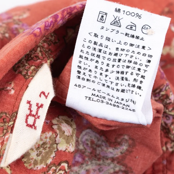 45rpm 45R Floral Printed Pullover Shirt K-164526_017