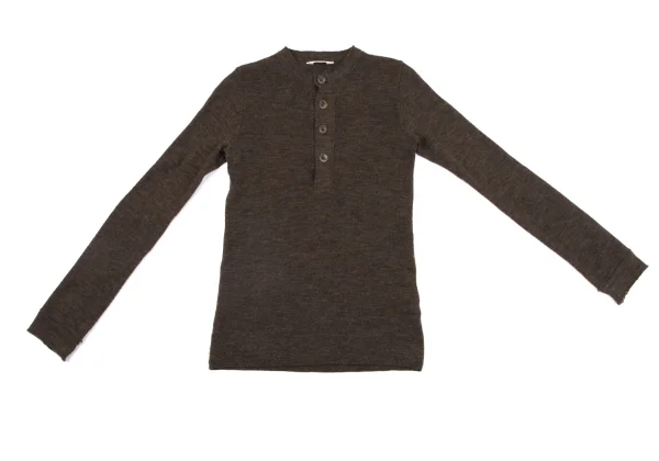 45rpm 45R Wool Henley Neck Knit Sweater K-164527_002