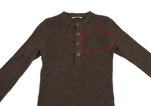 45rpm 45R Wool Henley Neck Knit Sweater K-164527_003