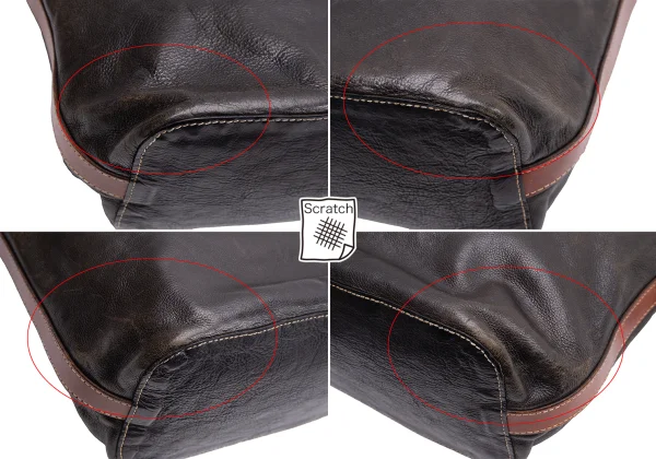 HENRY CUIR Leather Shoulder Bag K-164528_006