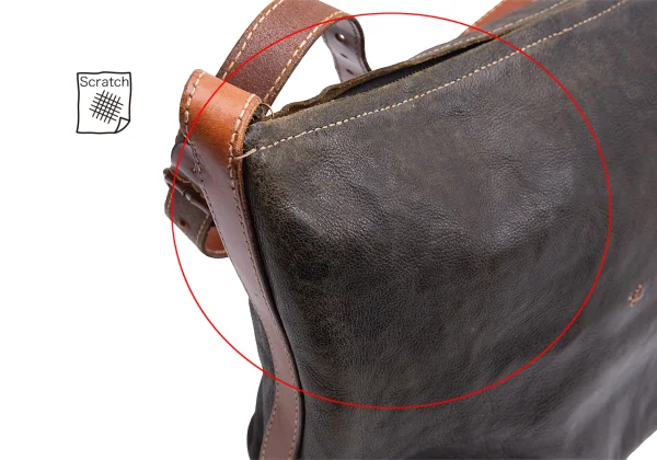 HENRY CUIR Leather Shoulder Bag K-164528_008