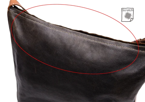 HENRY CUIR Leather Shoulder Bag K-164528_010