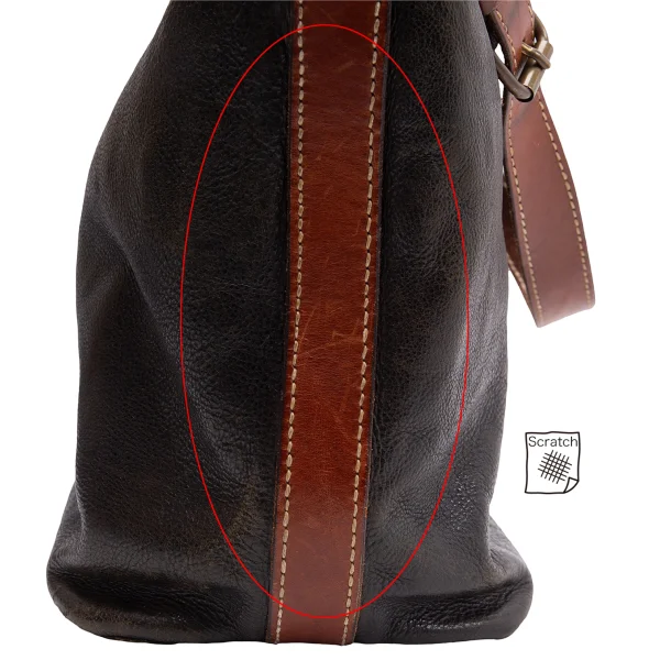 HENRY CUIR Leather Shoulder Bag K-164528_011