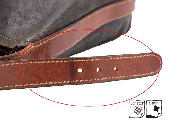 HENRY CUIR Leather Shoulder Bag K-164528_013