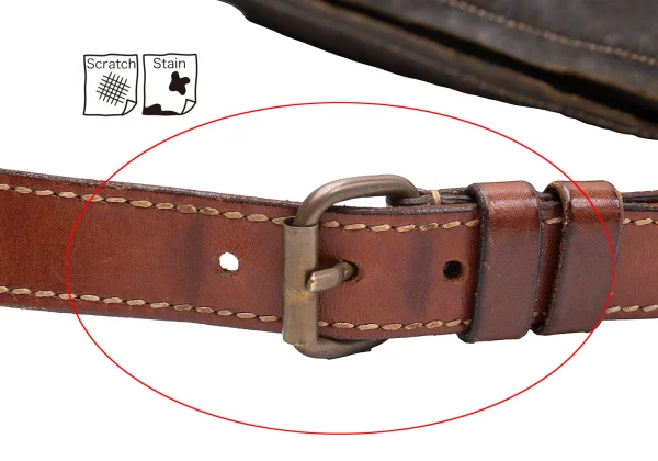 HENRY CUIR Leather Shoulder Bag K-164528_014