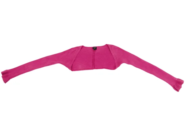 ジャンポールゴルチエ ファムJean Paul GAULTIER FEMME コットンリブニットショートボレロ ピンク40 K-164530_002