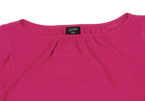 Jean Paul GAULTIER FEMME Hem Loop Design Poly Blouse K-164531_004