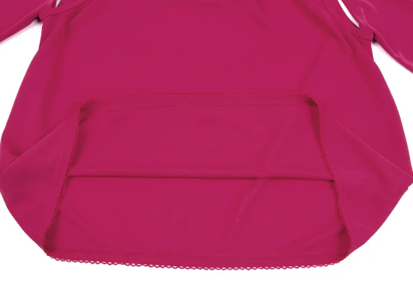 Jean Paul GAULTIER FEMME Hem Loop Design Poly Blouse K-164531_011