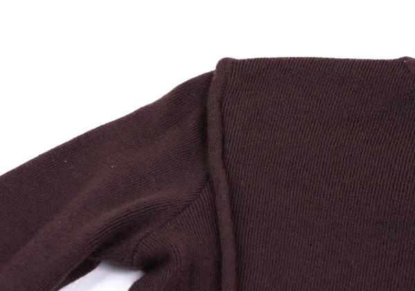 Jean Paul GAULTIER FEMME Wool Outseam High Neck Knit Sweater K-164532_007