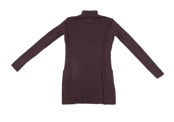 Jean Paul GAULTIER FEMME Wool Outseam High Neck Knit Sweater K-164532_012