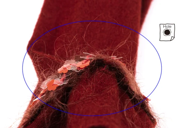 Jean Paul GAULTIER FEMME Floral Sequin Embellished High Neck T-shirt K-164533_007